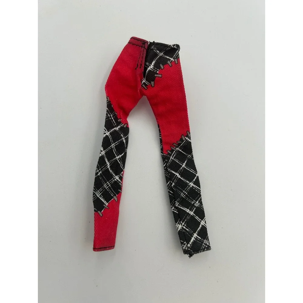 Monster High Frankie Stein I Heart Love Fashion Patchwork Pants